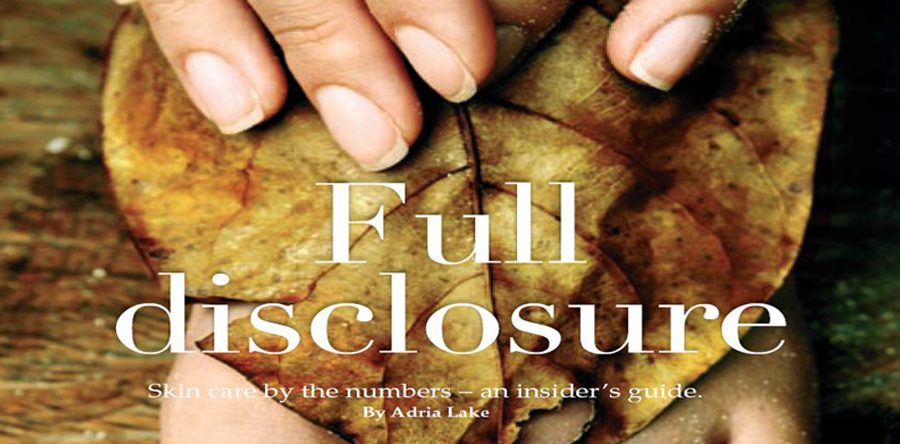 Ageless full disclosure